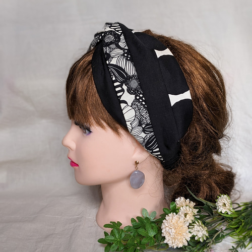 handmade＊no.243 ターバン ヘアバンド