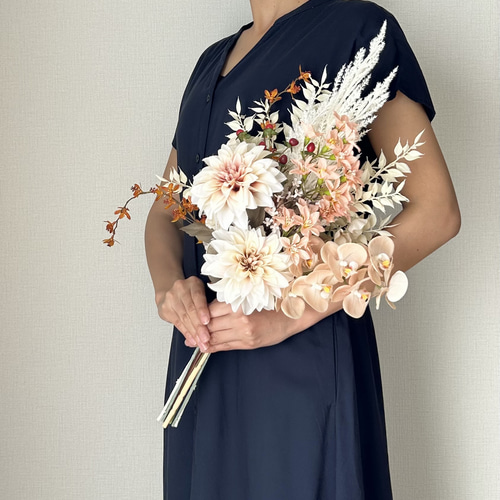 ダリアと胡蝶蘭の和装ブーケ ブーケ Lily Flora 通販 15448980 ダリアと胡蝶蘭の和装ブーケ ブーケ Lily Flora 通販 15448980