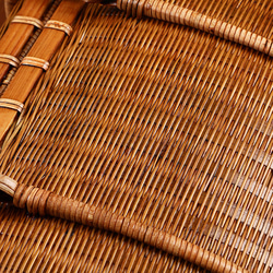 【手編み竹器】手作り竹製収納バッグ野食ケース 8枚目の画像