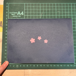 飛び出すおめでとうカード 桜 ポップアップカード 4枚目の画像