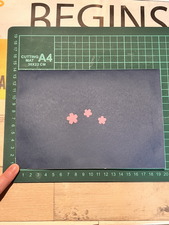 飛び出すおめでとうカード 桜 ポップアップカード 4枚目の画像