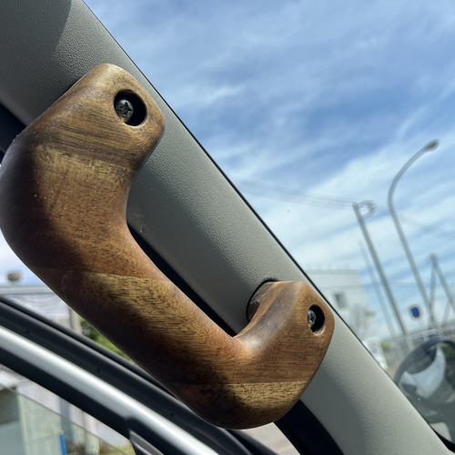 ハイエース200系 スーパーGL アシストグリップ 左右 木製 wood ハイエース200系 スーパーGL アシストグリップ 左右 木製 wood