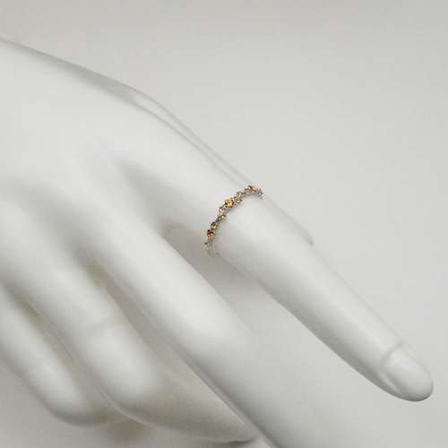 星屑の指輪 シトリン（エトワール リング）creema限定 指輪・リング