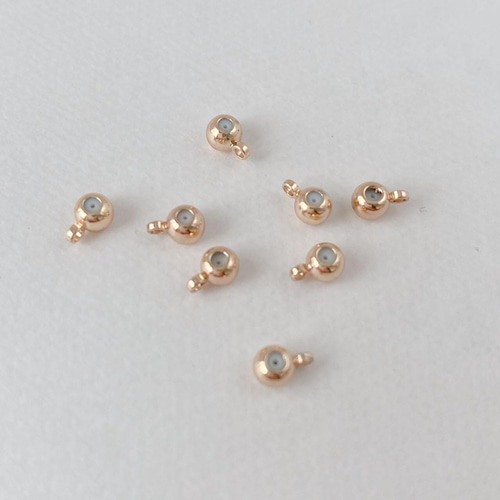 高品質 14kgf シリコンスライドボール 3mm 4個 カン付き