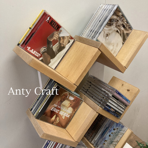 NEW】【引取可能】大容量のCDラック CDスタンド ディスプレイラック LO