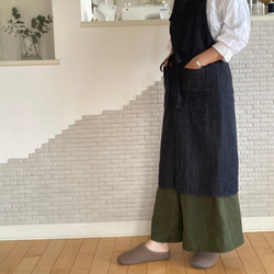 【Denim Apron】★働きもののデニムエプロン★無料丈直し★ 14枚目の画像