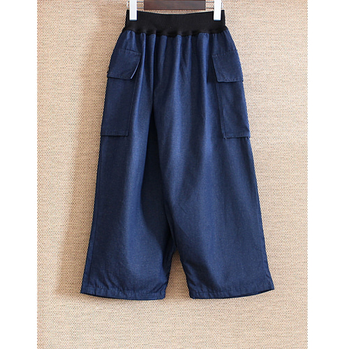Amazon | [アンドイット] 深ゆるまた サルエル デニムパンツ