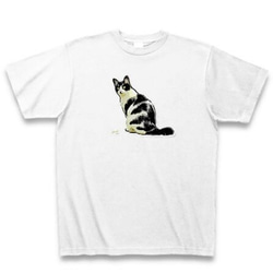 愛猫Tシャツ 作れます！【オーダーメイド】オーガニックコットン 白　うちの子 8枚目の画像