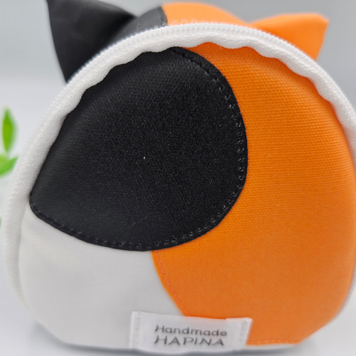 猫の日2023】おにぎりポーチ おにぎりケース 猫耳 ねこ耳 三毛猫 ミケ