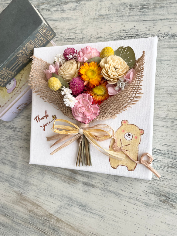 くまちゃんの花束　ブーケ　フラワーギフト　母の日　母の日ギフト 2枚目の画像