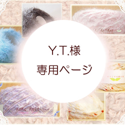 Y.T.様専用ページ 1枚目の画像