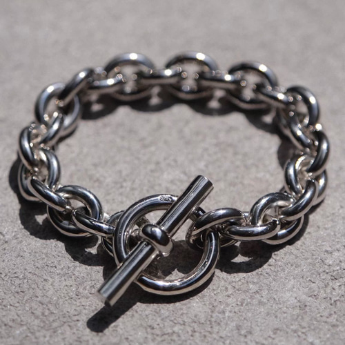 シルバー925製　ラウンドチェーンブレスレット シルバー925製 ラウンドチェーンブレスレット コマ詰めタイプ コマ幅約