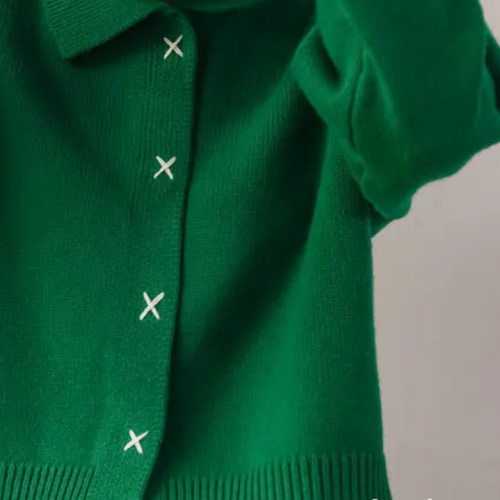 緑のニットカーディガン 新品ラベル付き 楽天市場】【ベルメゾン】 近赤外線ケアクルーネックニット