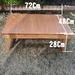 折り畳みテーブル　アウトドアーやキャンプにも使えるテーブル 4枚目の画像