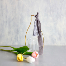 【パステルチューリップ3輪造花】｜アーティフィシャルフラワー 花瓶アレンジ| 春｜ギフト・インテリア雑貨 11枚目の画像