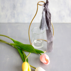 【パステルチューリップ3輪造花】｜アーティフィシャルフラワー 花瓶アレンジ| 春｜ギフト・インテリア雑貨 10枚目の画像