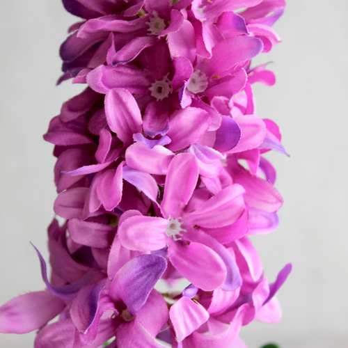 球根付きパープルヒヤシンス造花単品【ガラス花瓶別売り】 アート