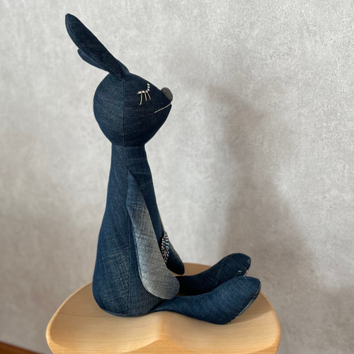 リメイクデニム うさぎi ぬいぐるみ Taya 通販 15451326｜Creema(クリーマ)