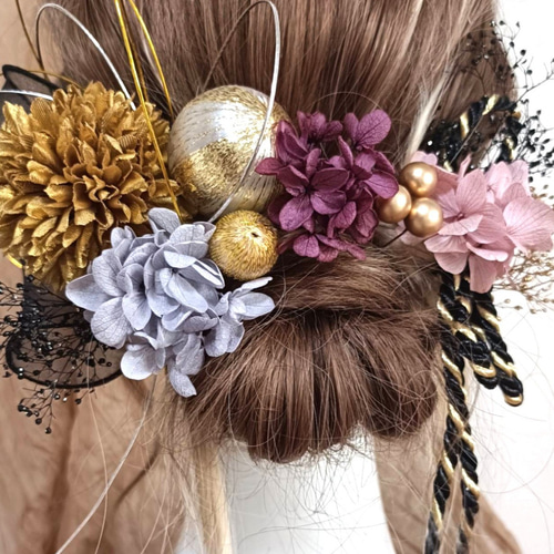 花飾り　成人式　前撮り tata8_tata80037