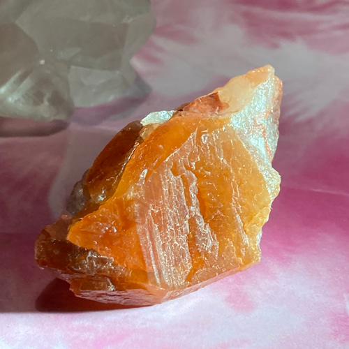 カテドラル✨ タンジェローズクォーツ タンジェリン 原石 クラスター  