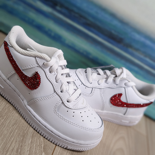 キッズNIKE force1 LE 16cm 1カラーカスタム☆スニーカー込料金 靴 ...