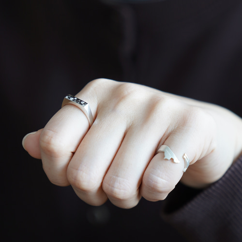 nyan』 RING / SV925 ≪送料無料≫ 猫 ねこ ネコ 指輪・リング