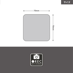 【送料無料】RECマグネット ブラック【再剥離タイプ耐水耐候】 5枚目の画像