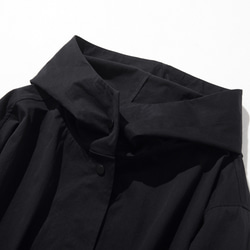理想的蝙蝠女夾克。 100%棉輕薄外套黑色 230206-4 第2張的照片