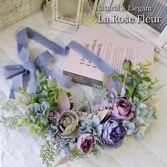 2.ハーフリース 2.ハーフリース ハーフムーンリース その他雑貨 La.Rose Fleur 通販