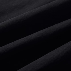 適合全年使用的喇叭裙，長裙，100% 棉，有襯裡，黑色 230209-4 第6張的照片