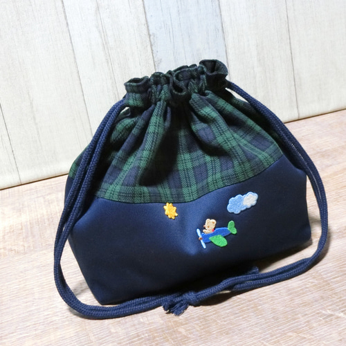 ファミリアワッペン付き《ひこうき》 6点セット入学入園