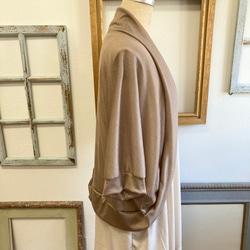 促銷價 ★ 適合成人的可愛❤️ 蝙蝠袖波羅衣帶閃光（摩卡） 尺寸自由 M - L 第8張的照片