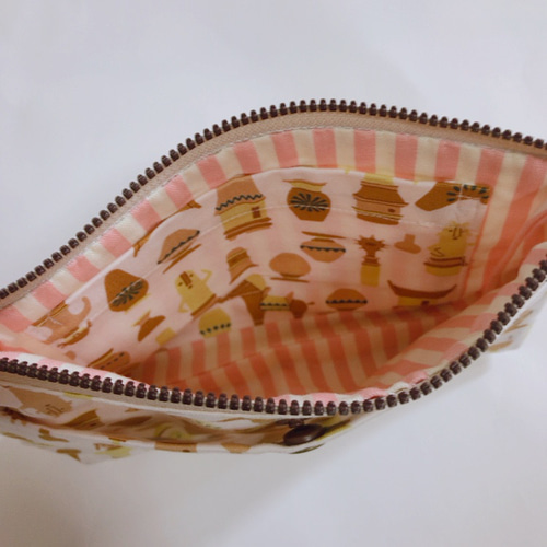 埴輪柄 ファスナーポーチ ポーチ oden's handmade 通販 15452482