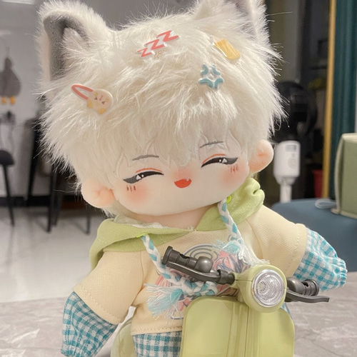 ヘアセット済・骨あり ルカカネシロ 着せ替え ぬいぐるみ 20cm luca ヘアセット済・骨あり ルカカネシロ 着せ替え ぬいぐるみ 20cm