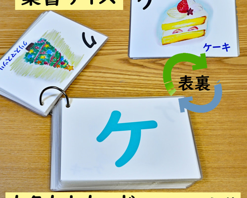 はがきサイズのカタカナカード 清音 カタカナ言葉 おもちゃ はがきサイズのカタカナカード 清音 カタカナ言葉 おもちゃ