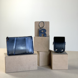 日本製 上質 クライン・カルー オーストリッチ コインケース 馬蹄型