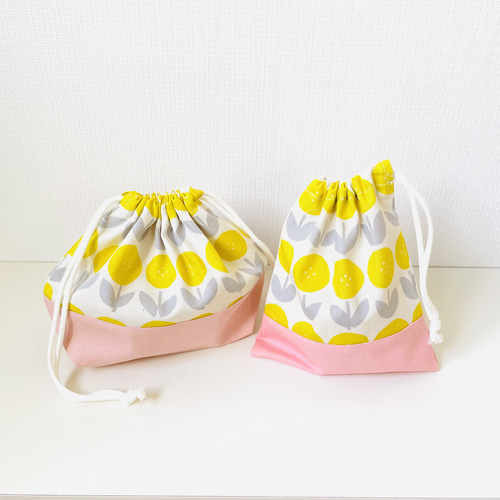 即納可能】北欧風の花柄がかわいい入園入学グッズ5点セット レッスン