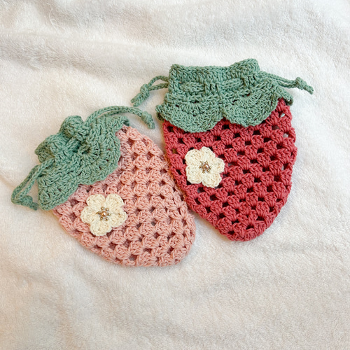 オーダーページいちごのポシェット＊