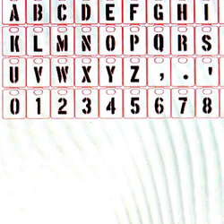 ★英字数字中サイズ60こ★ sumapro88_4955414981192