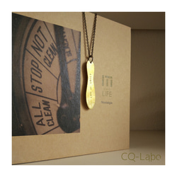 Life is sweet ペンダント（真鍮） 3枚目の画像