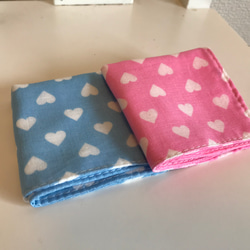 受注製作※送料無料】ハンドメイド ガーゼハンカチ 16×16 花柄