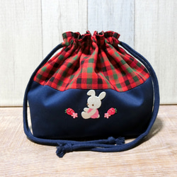 カラフル☆バルーンくまさん お弁当袋 コップ袋 ハンドメイド