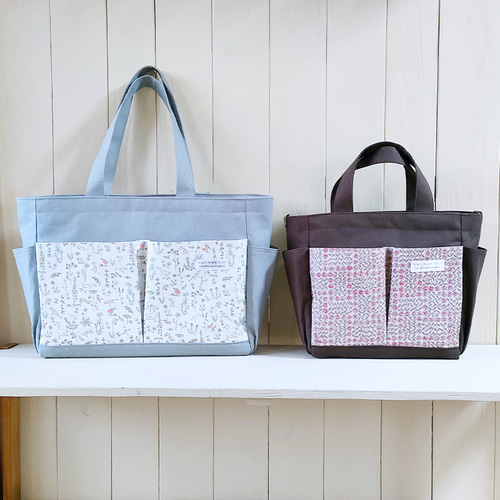 A4対応 ポケットいっぱいで便利なトートバッグ リバティ ハラバルー