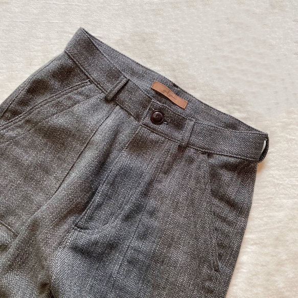 baker pants×ヘリンボーン 5枚目の画像