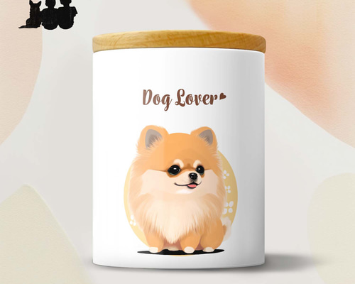 ポメラニアン 2023新デザイン！】キャニスター 保存容器 プレゼント 犬