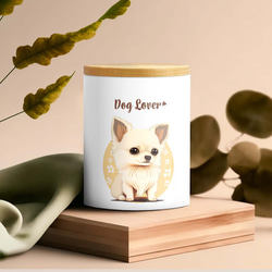 【 チワワ 2023新デザイン！】キャニスター　保存容器　プレゼント　犬　ペット　うちの子　犬グッズ 3枚目の画像