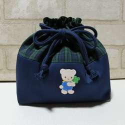 カラフル☆バルーンくまさん お弁当袋 コップ袋 ハンドメイド カラフル☆バルーンくまさん お弁当袋 コップ袋 ハンドメイド