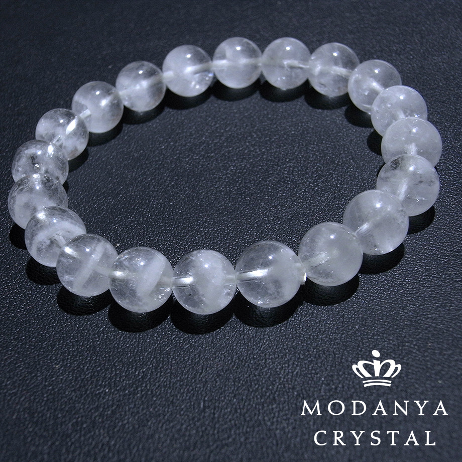 ◆ビーズ◆ホワイトガーデンファントム 10mm ブレスレット（2） 20粒