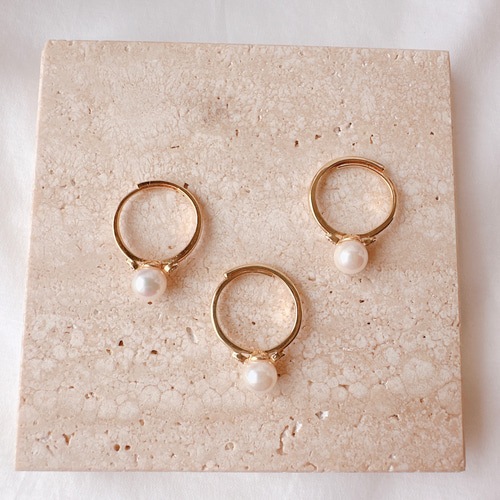 あこや真珠 』 リング フリーサイズ 14KGF 真珠 パール 6月誕生石  