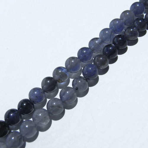◇ビーズ◇アイオライト 8mm 一連約38cm 天然石 SWING-HEART ◇ビーズ◇アイオライト 8mm 一連約38cm 天然石 SWING-HEART